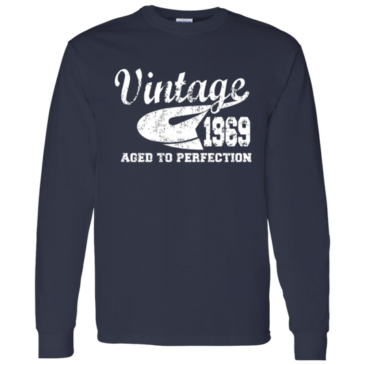 Vintage 1969 Aged To Perfection - Long Sleeve Tee