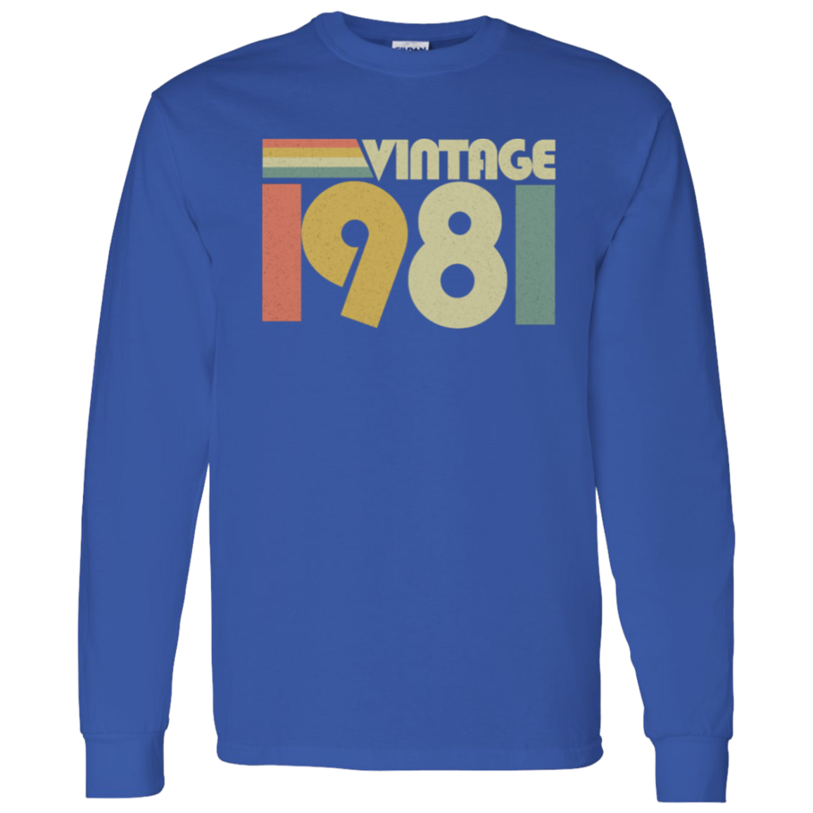 Retro Vintage 1981 - Long Sleeve Tee