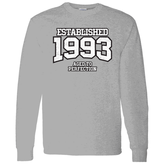 Established 1993 Aged To Perfection - Long Sleeve Tee