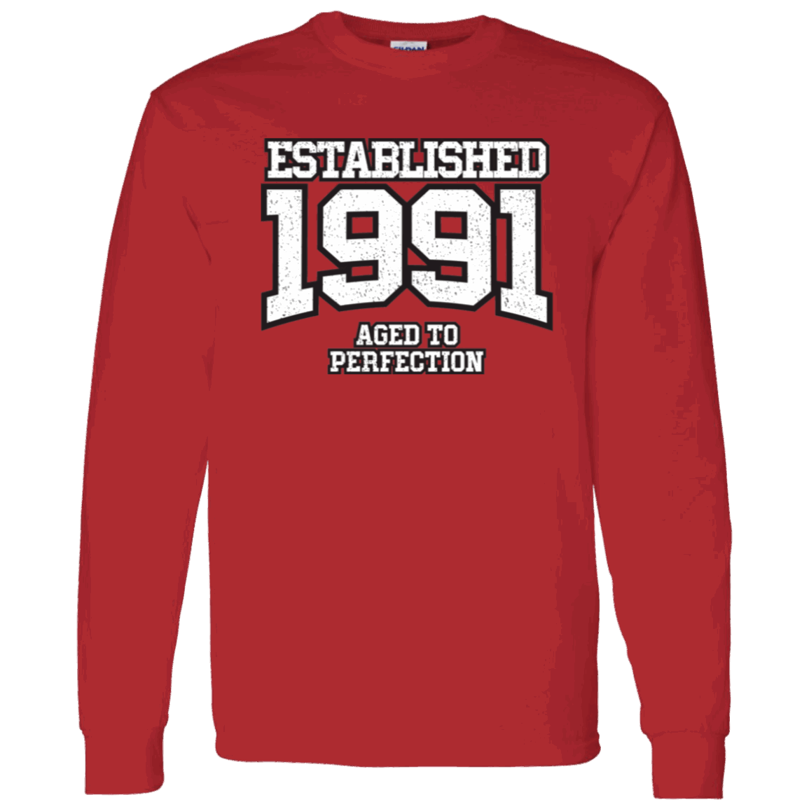 Established 1991 Aged To Perfection - Long Sleeve Tee