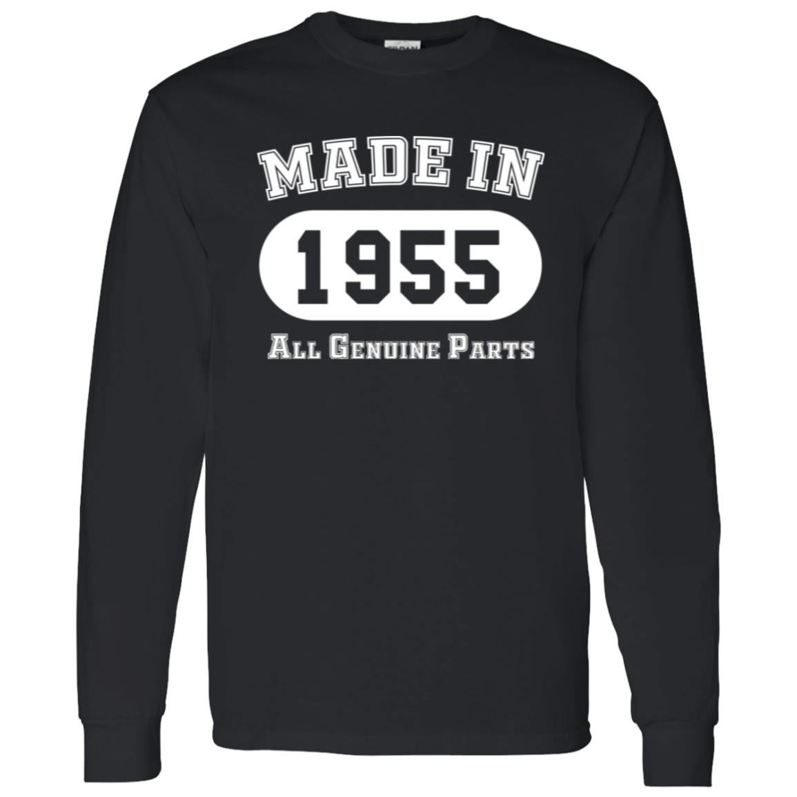 Made In 1955 All Genuine Parts - Long Sleeve Tee