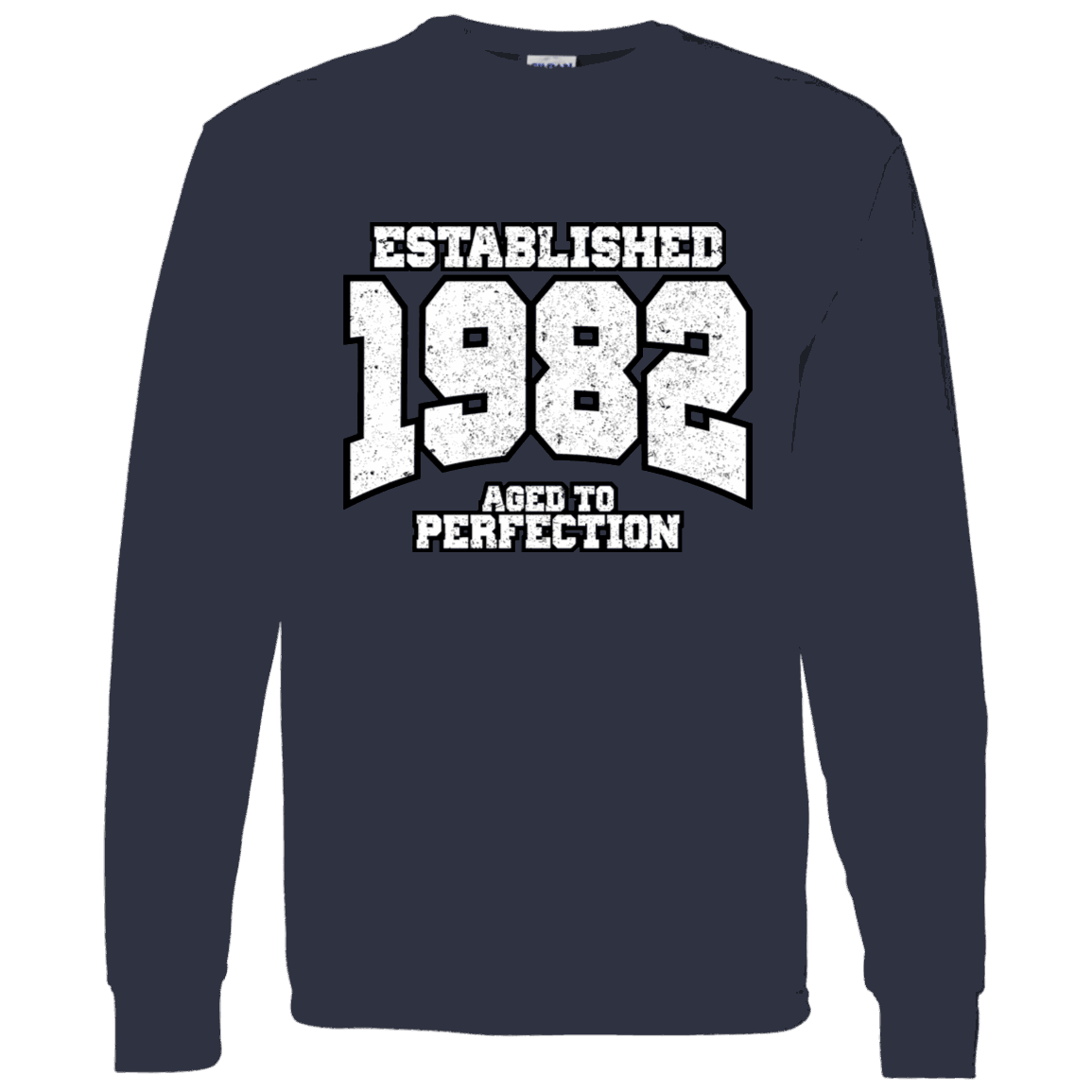 Established 1982 Aged To Perfection - Long Sleeve Tee