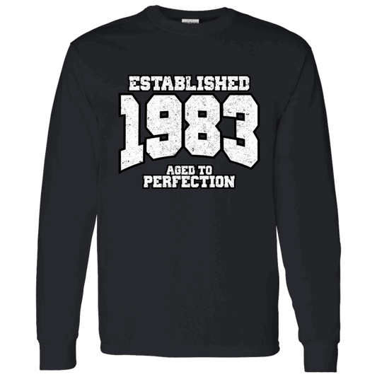 Established 1983 Aged To Perfection - Long Sleeve Tee