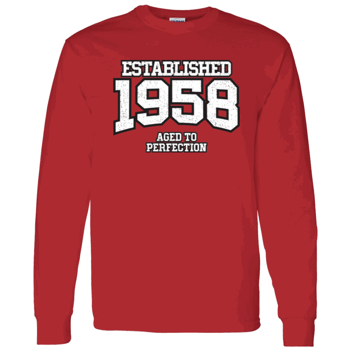 Established 1958 Aged To Perfection - Long Sleeve Tee