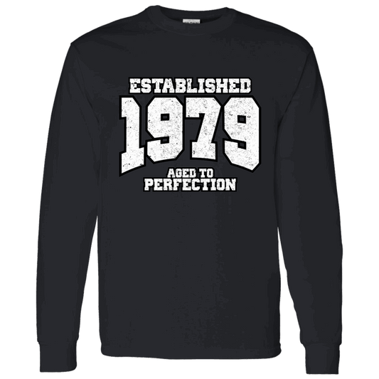 Established 1979 Aged To Perfection - Long Sleeve Tee