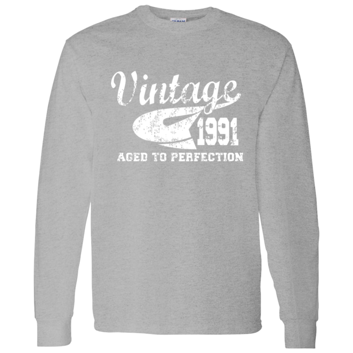 Vintage 1991 Aged To Perfection - Long Sleeve Tee