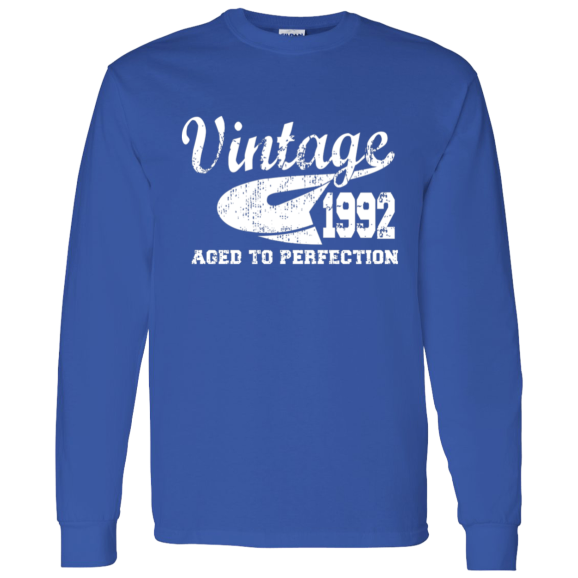 Vintage 1992 Aged To Perfection - Long Sleeve Tee