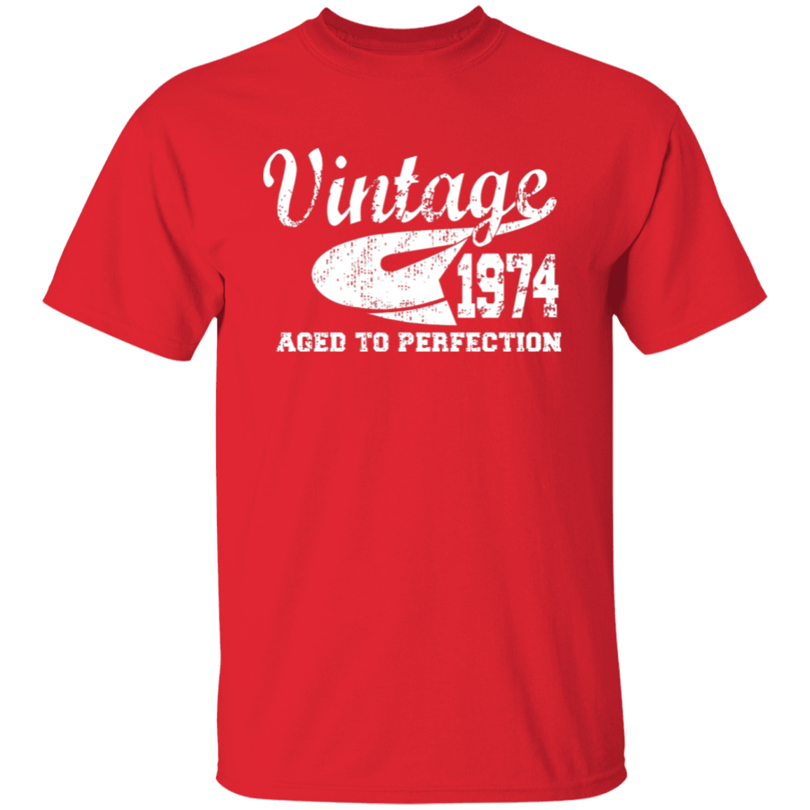 Vintage 1974 Aged To Perfection - T Shirt