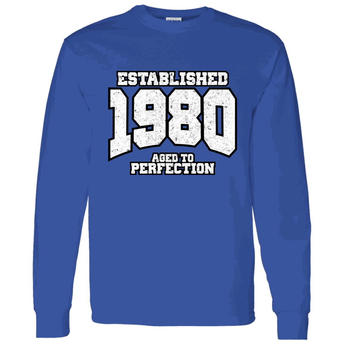 Established 1980 Aged To Perfection - Long Sleeve Tee