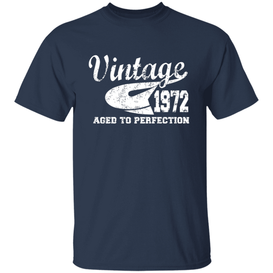 Vintage 1972 Aged To Perfection - T Shirt