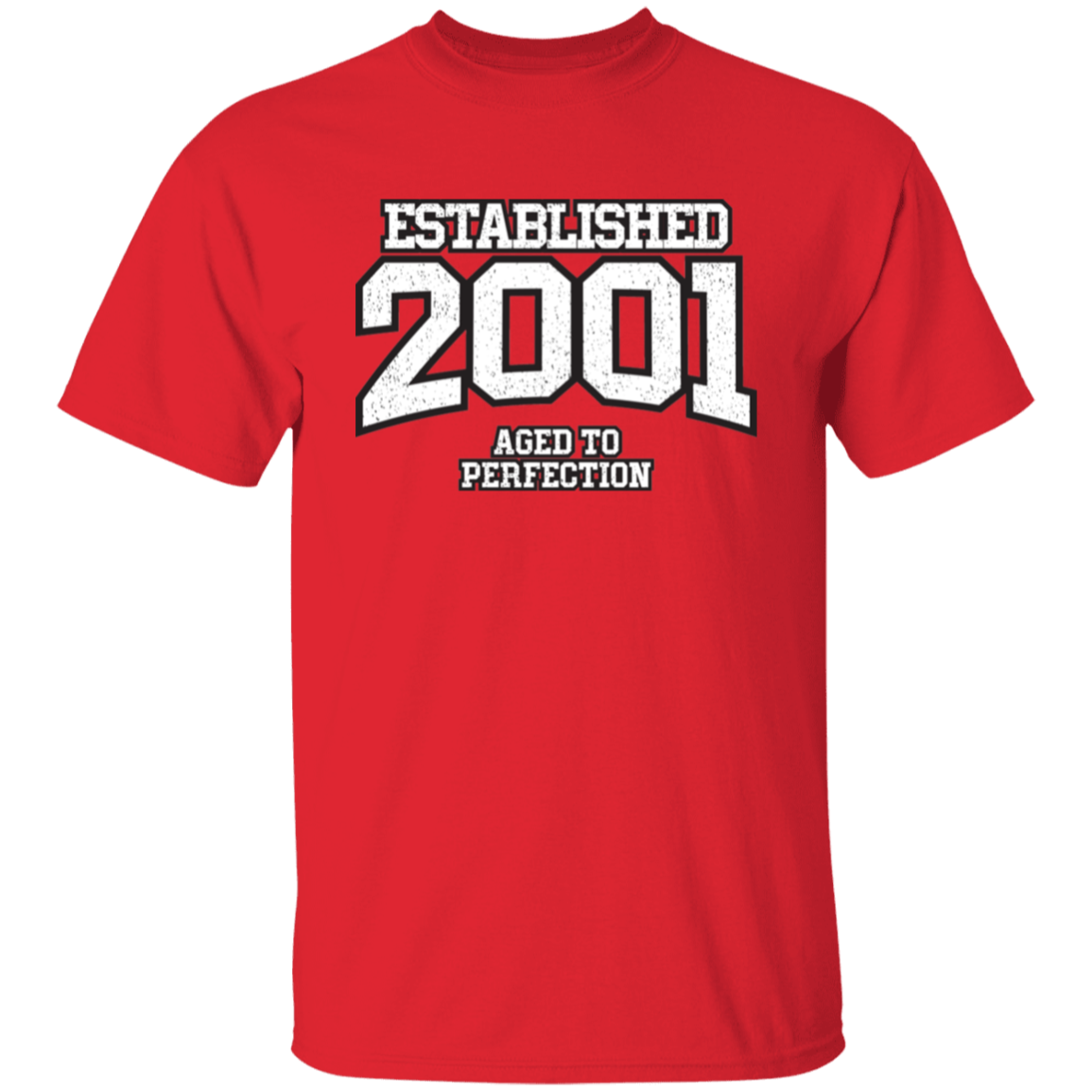 Established 2001 Aged To Perfection - T Shirt