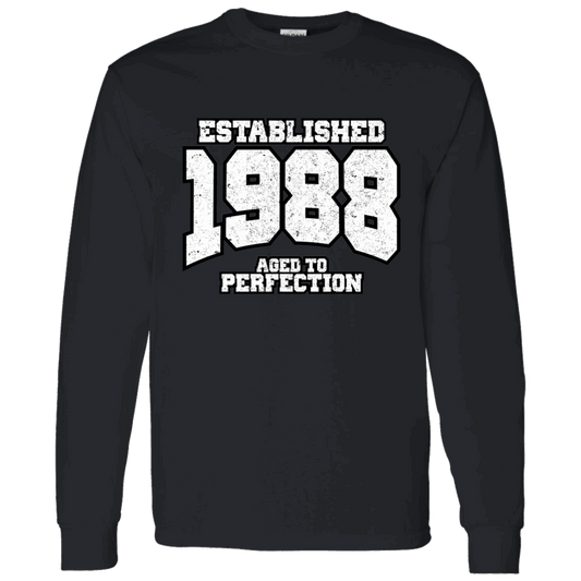 Established 1988 Aged To Perfection - Long Sleeve Tee