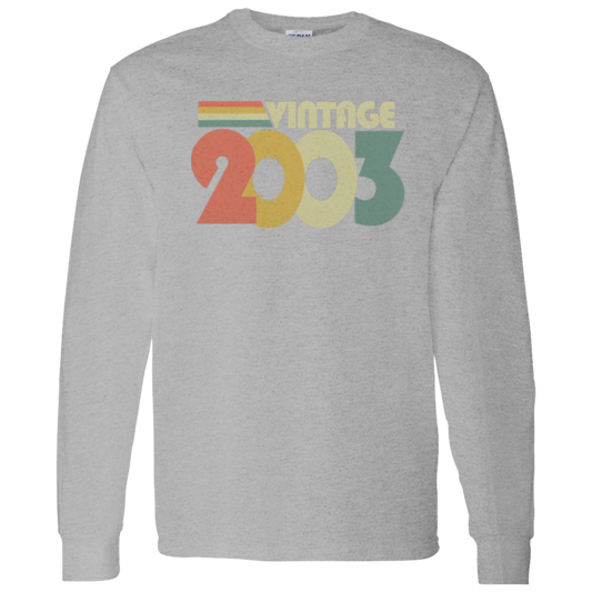 Retro Vintage 2003 - Long Sleeve Tee