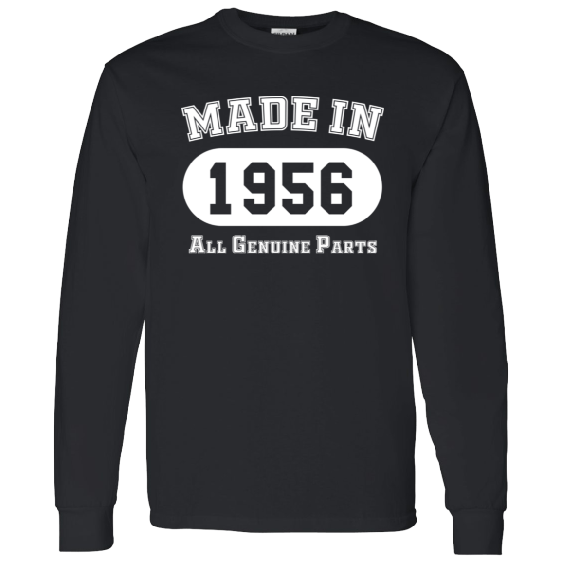 Made In 1956 All Genuine Parts - Long Sleeve Tee