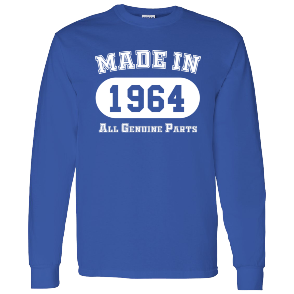 Made In 1964 All Genuine Parts - Long Sleeve Tee