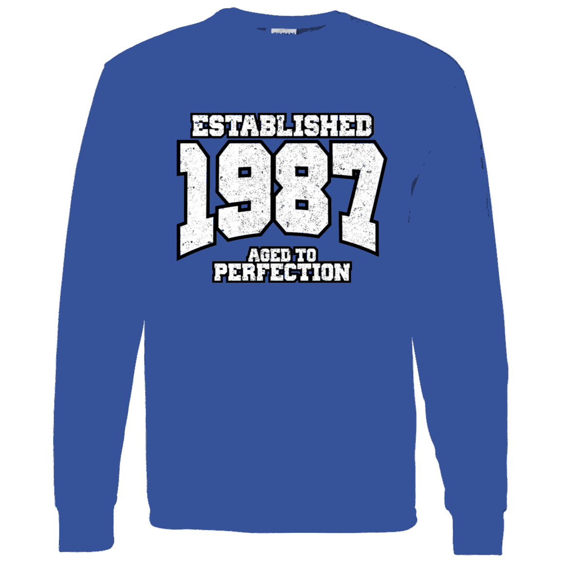 Established 1987 Aged To Perfection - Long Sleeve Tee