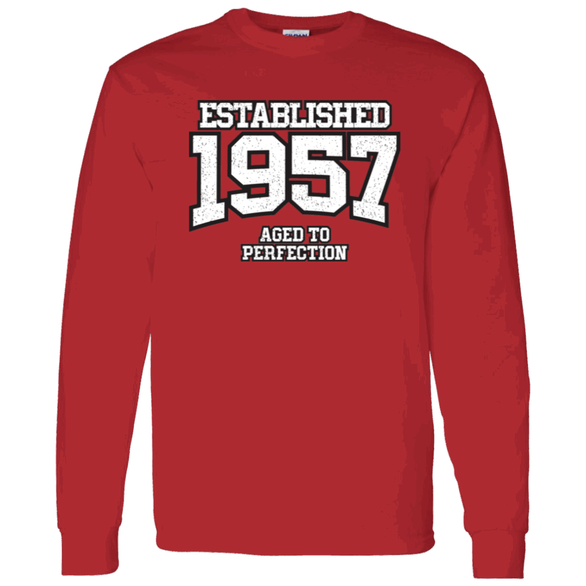 Established 1957 Aged To Perfection - Long Sleeve Tee