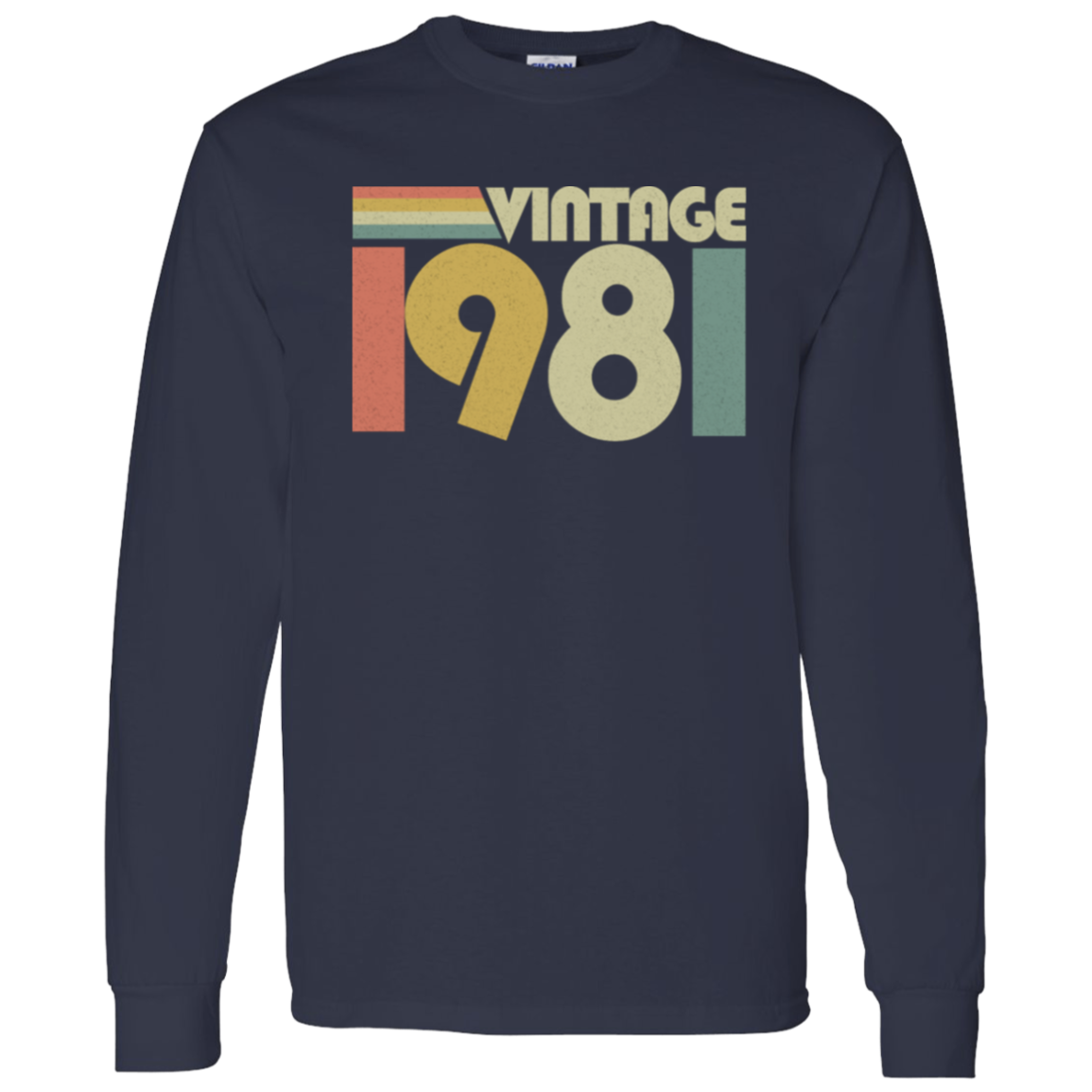 Retro Vintage 1981 - Long Sleeve Tee