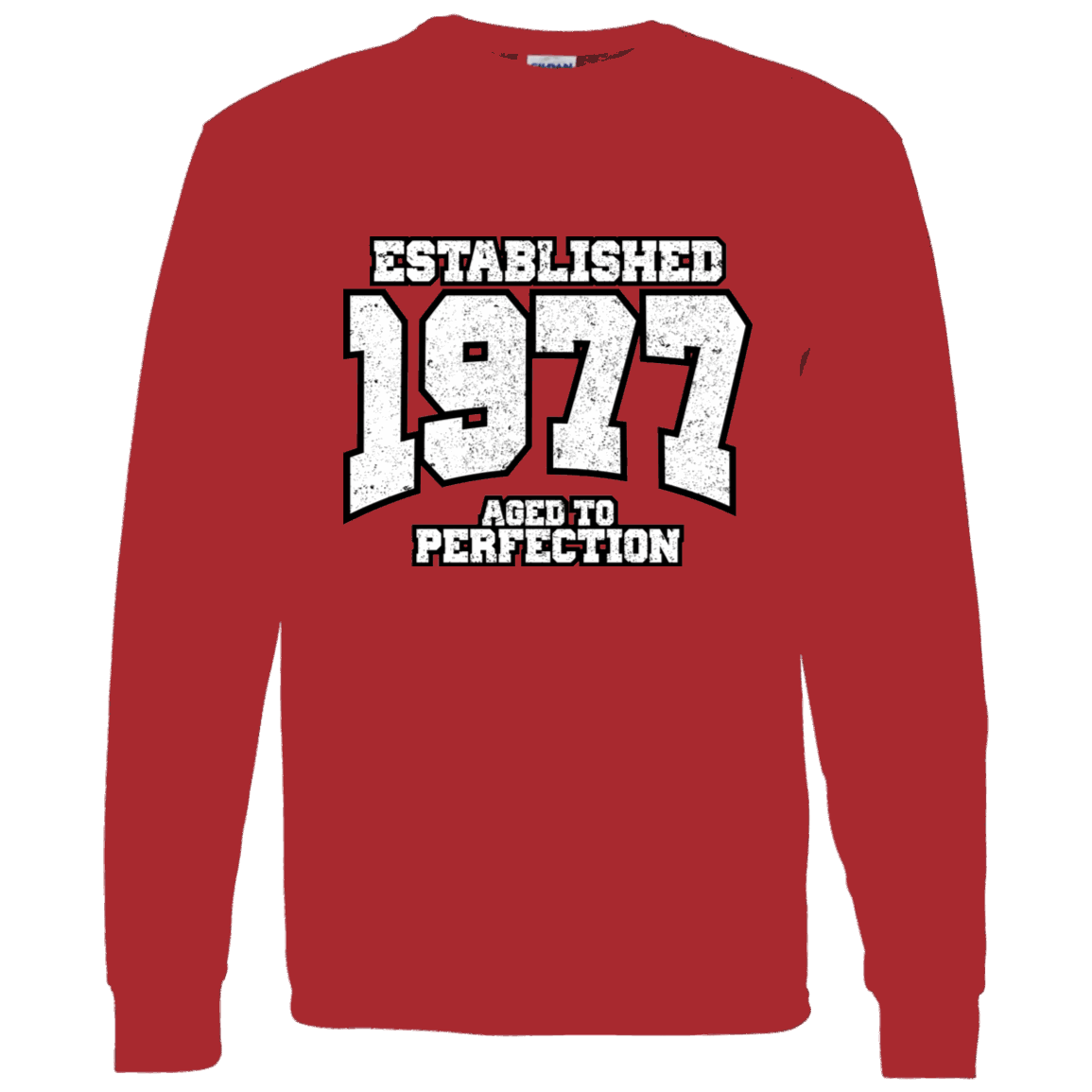 Established 1977 Aged To Perfection - Long Sleeve Tee