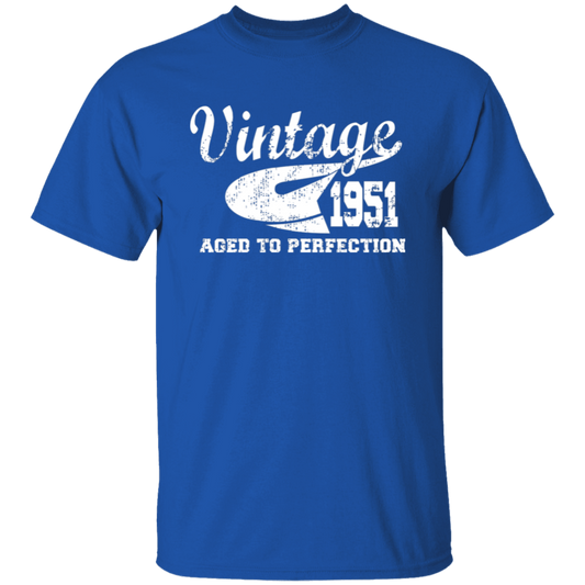 Vintage 1951 Aged To Perfection - T Shirt