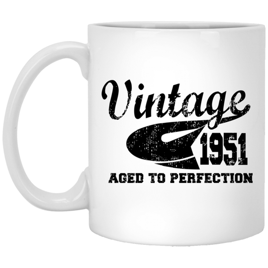 Vintage 1951 Aged To Perfection - Mugs