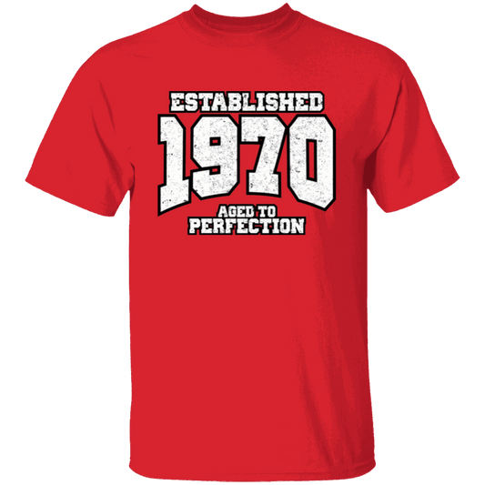 Established 1970 Aged To Perfection - T Shirt