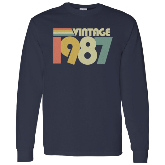 Retro Vintage 1987 - Long Sleeve Tee