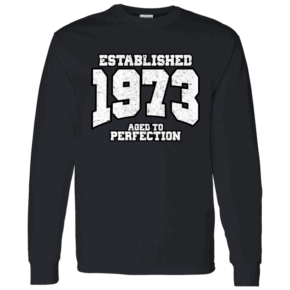 Established 1973 Aged To Perfection - Long Sleeve Tee