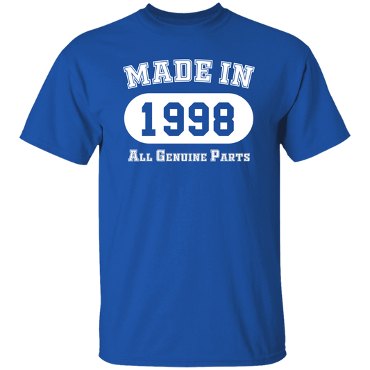 Made In 1998 All Genuine Parts - T Shirt