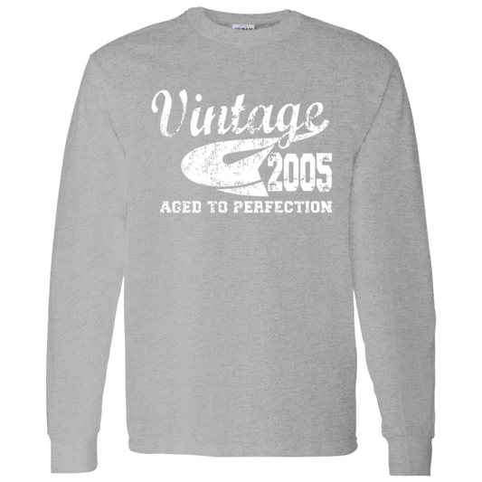 Vintage 2005 Aged To Perfection - Long Sleeve Tee