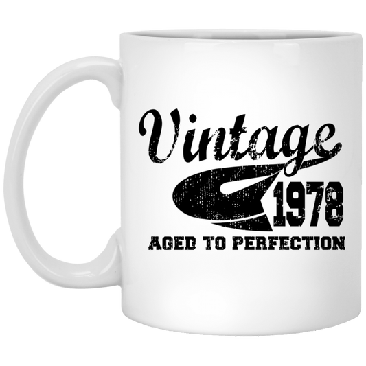 Vintage 1978 Aged To Perfection - Mugs