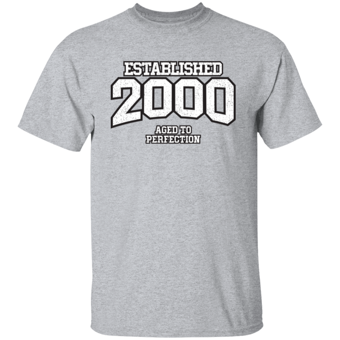 Established 2000 Aged To Perfection - T Shirt