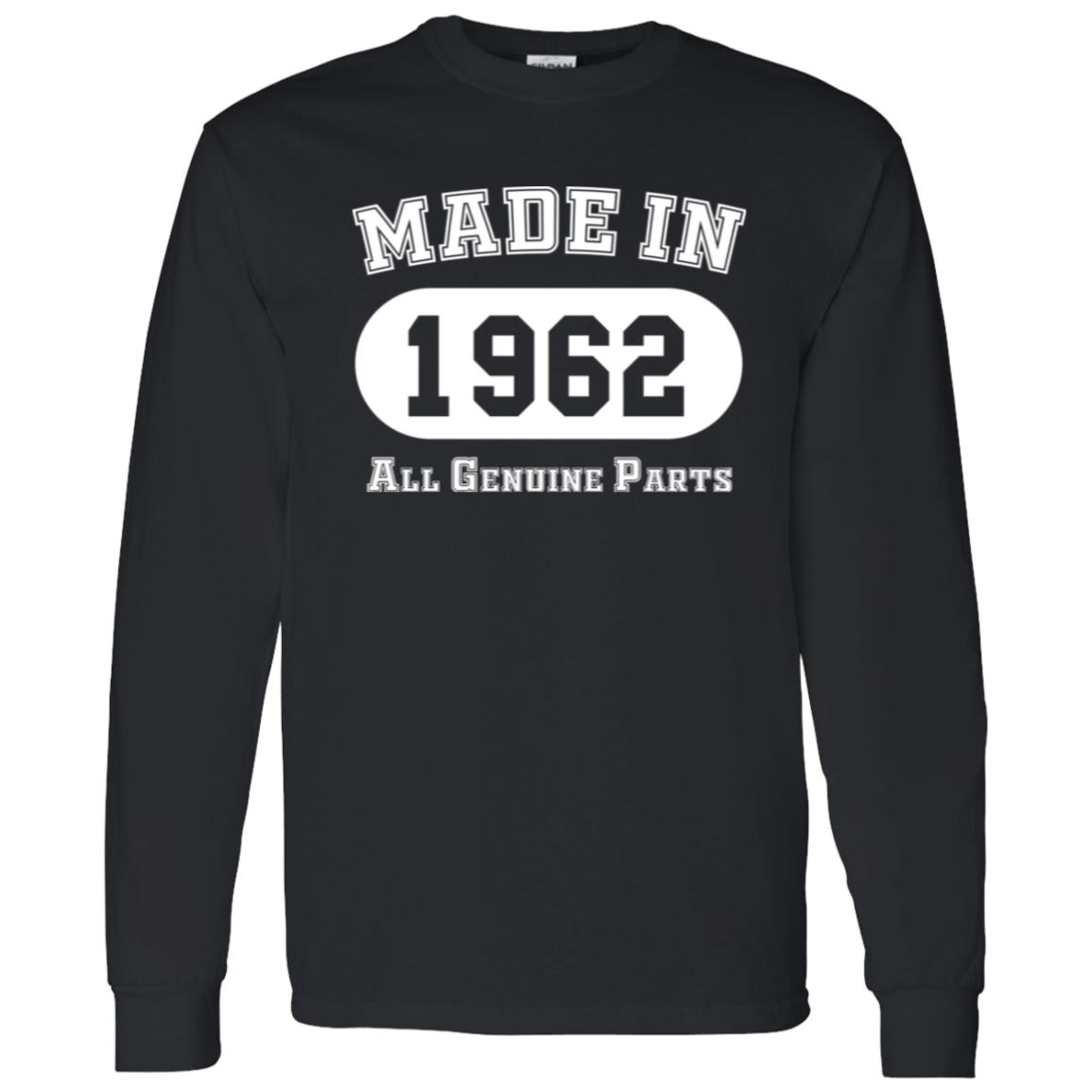 Made In 1962 All Genuine Parts - Long Sleeve Tee