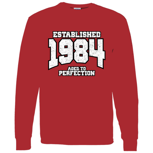 Established 1984 Aged To Perfection - Long Sleeve Tee