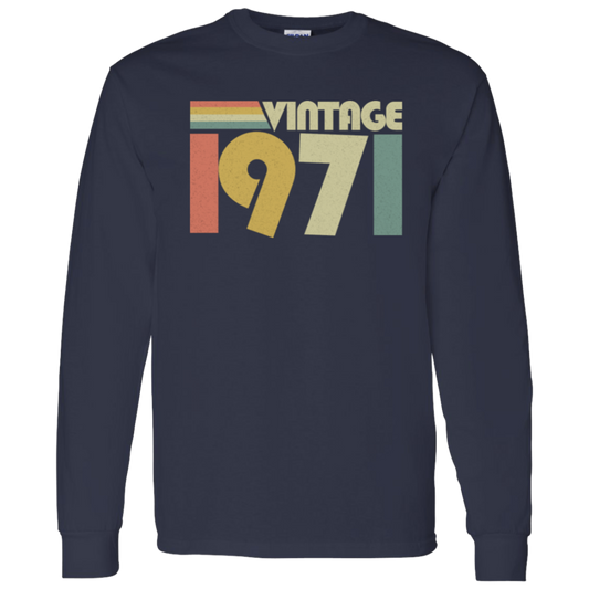 Retro Vintage 1971 - Long Sleeve Tee