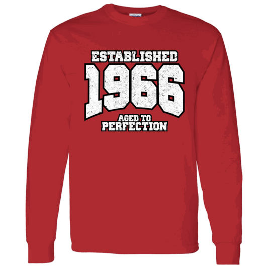 Established 1966 Aged To Perfection - Long Sleeve Tee