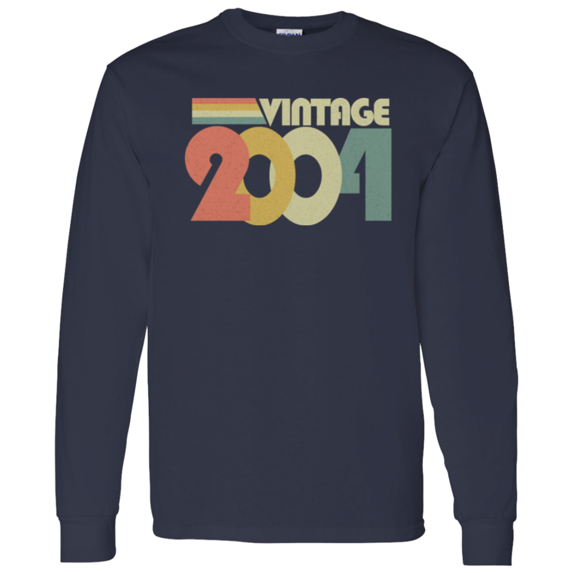 Retro Vintage 2004 - Long Sleeve Tee