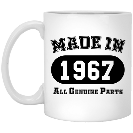 Made In 1967 All Genuine Parts  - Mugs