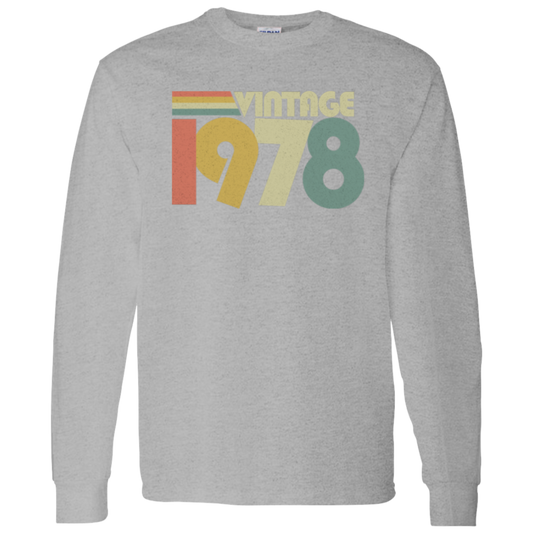 Retro Vintage 1978 - Long Sleeve Tee