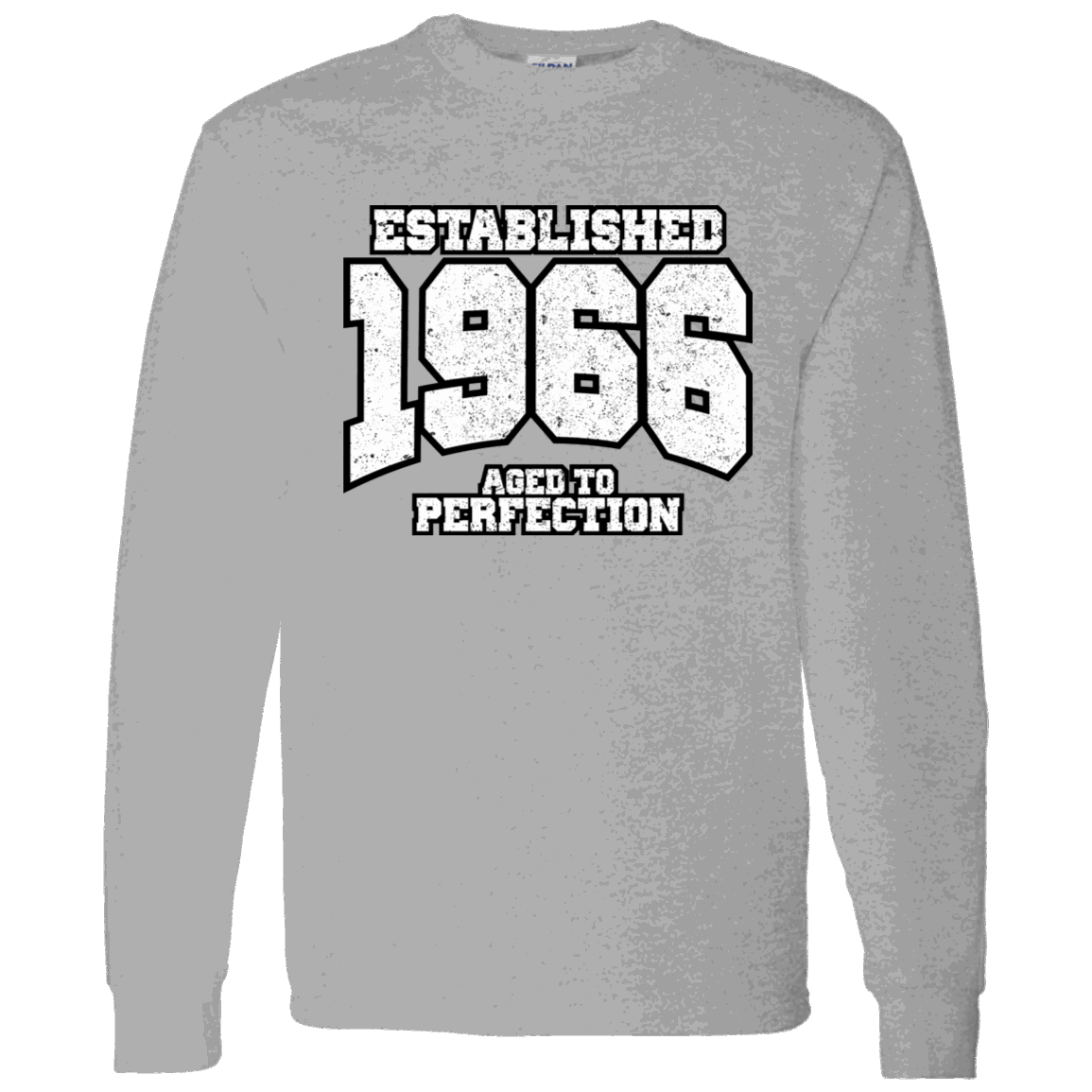 Established 1966 Aged To Perfection - Long Sleeve Tee