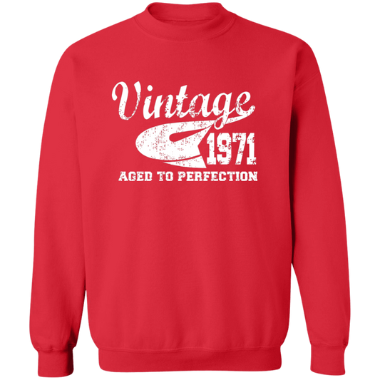 Vintage 1971 Aged To Perfection - Sweatshirt