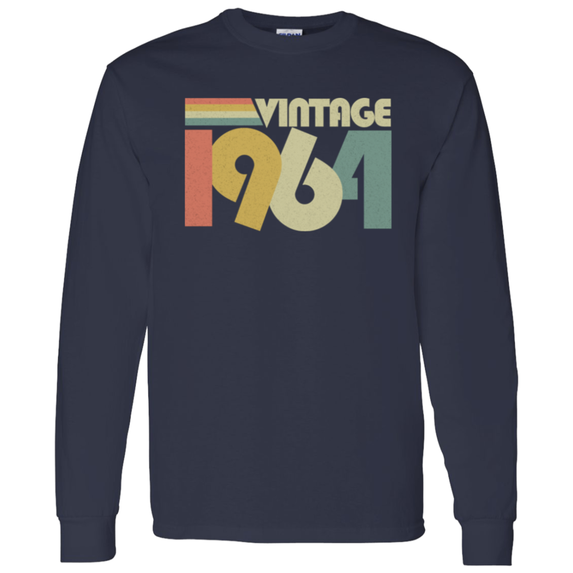 Retro Vintage 1964 - Long Sleeve Tee