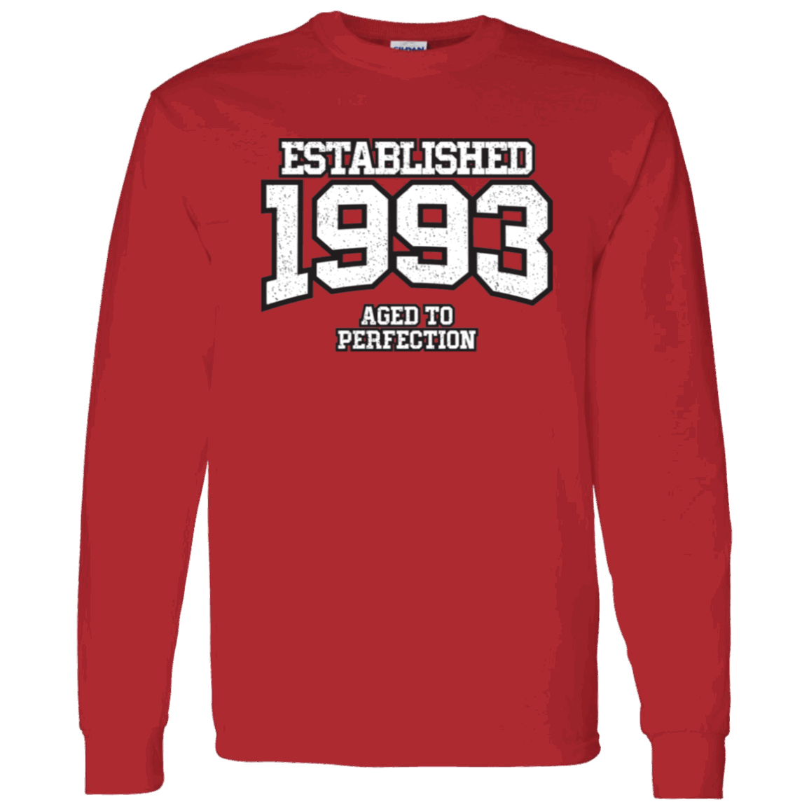 Established 1993 Aged To Perfection - Long Sleeve Tee