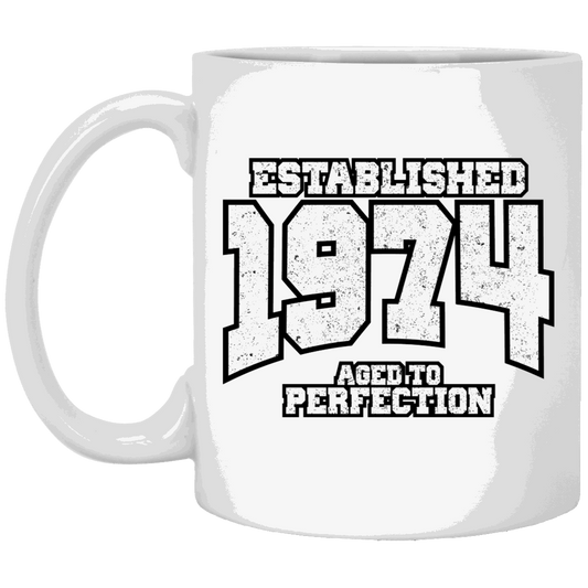 Established 1974 Aged To Perfection - Mugs