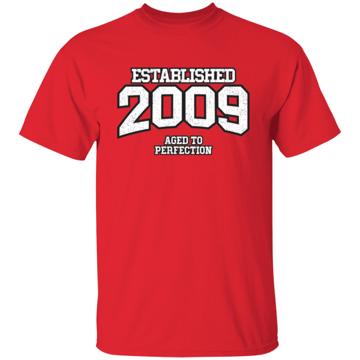 Established 2009 Aged To Perfection - T Shirt