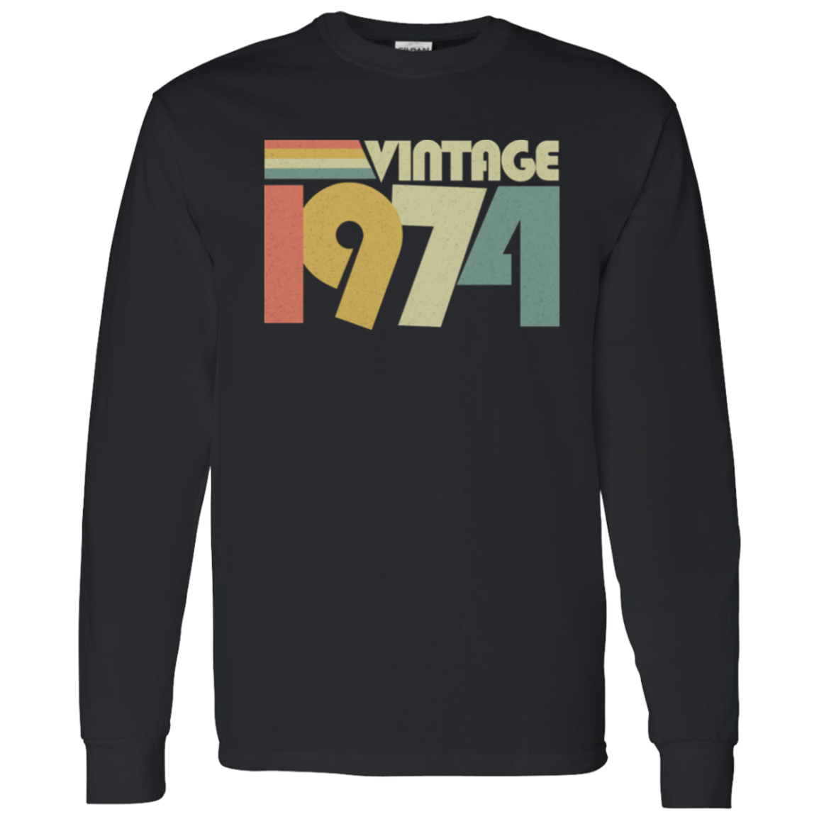 Retro Vintage 1974 - Long Sleeve Tee