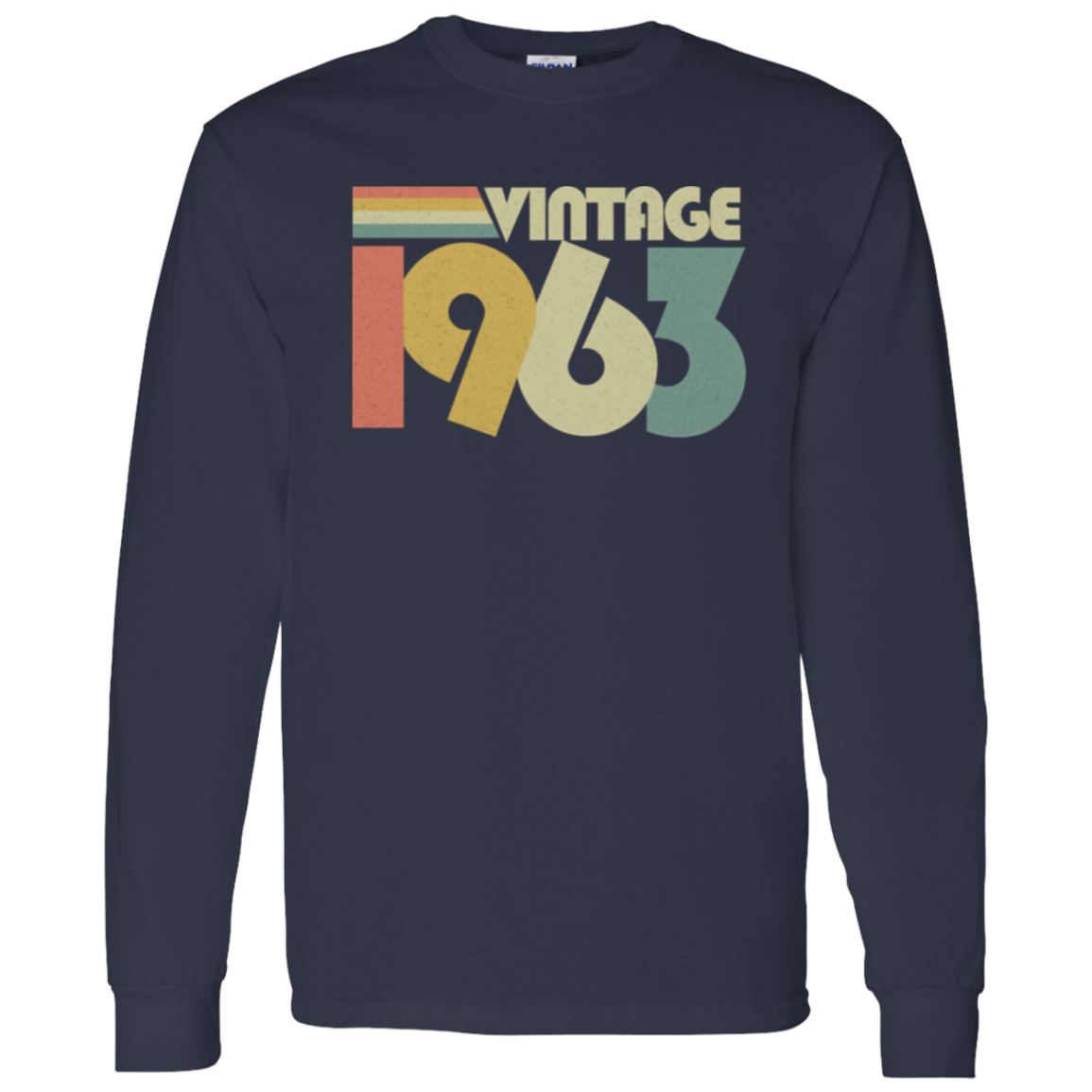 Retro Vintage 1963 - Long Sleeve Tee