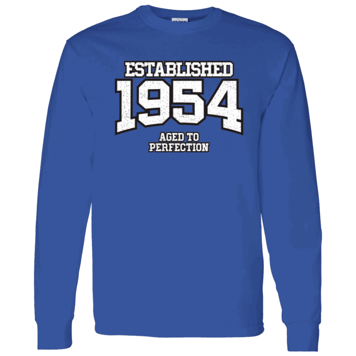 Established 1954 Aged To Perfection - Long Sleeve Tee