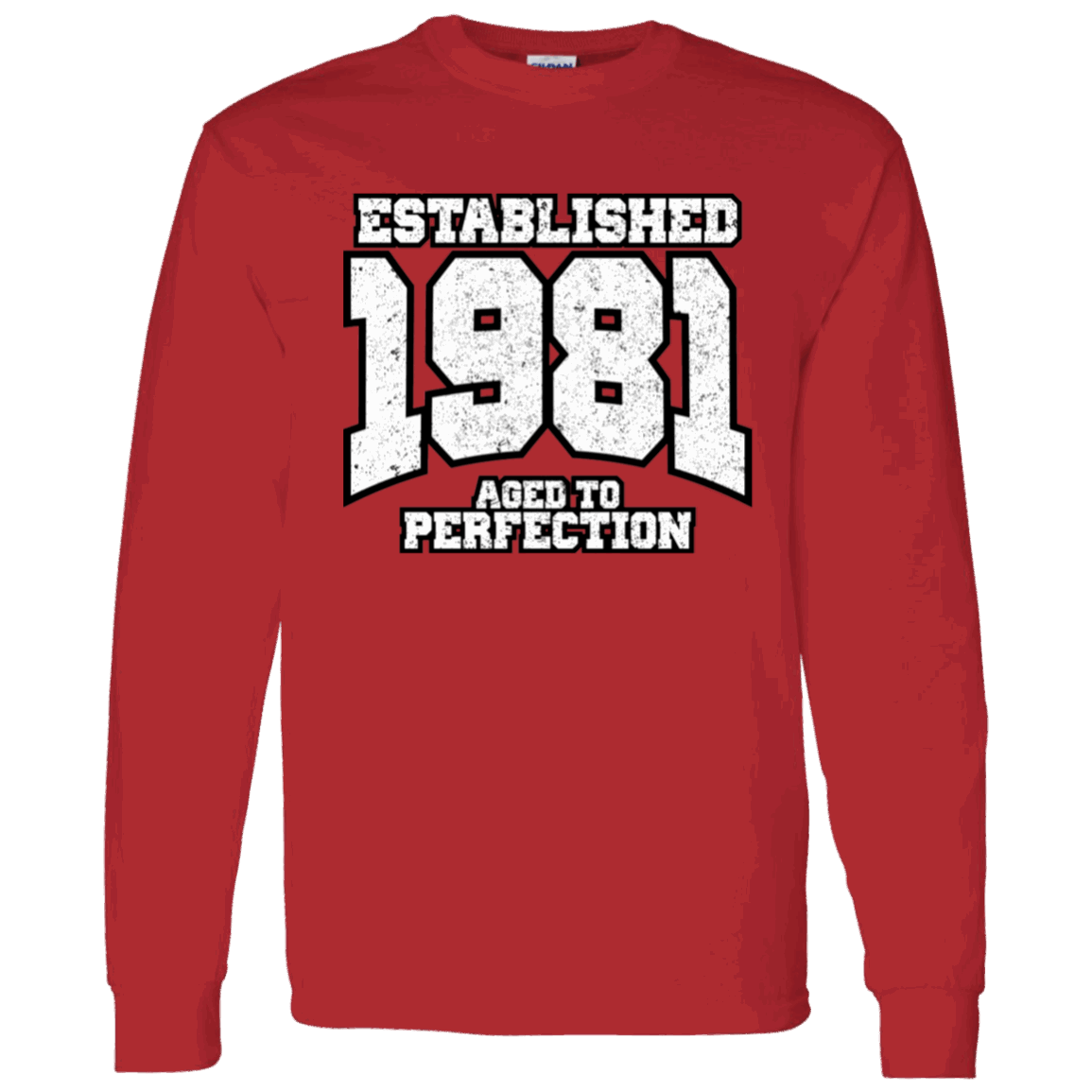 Established 1981 Aged To Perfection - Long Sleeve Tee