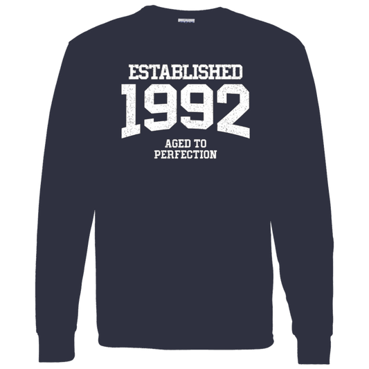 Established 1992 Aged To Perfection - Long Sleeve Tee